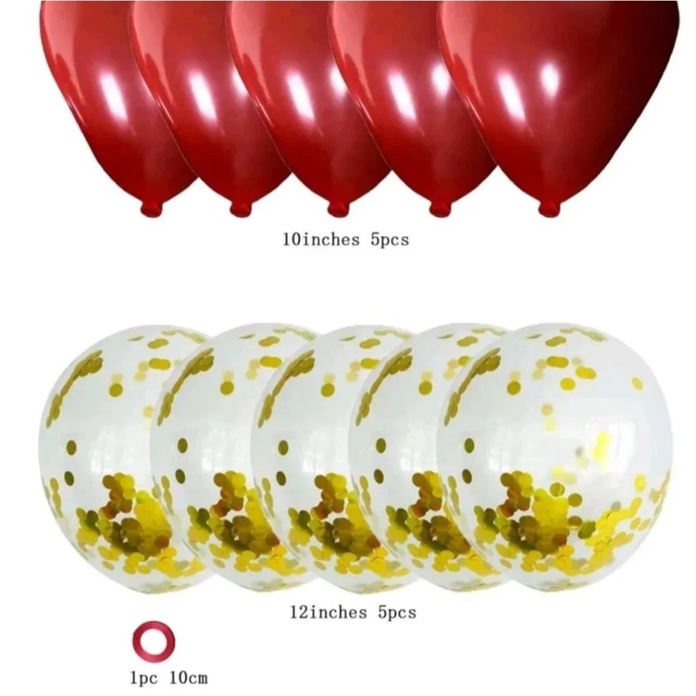 Valentine's day decoration‎ 11 pcs heart decorative ballon set love new